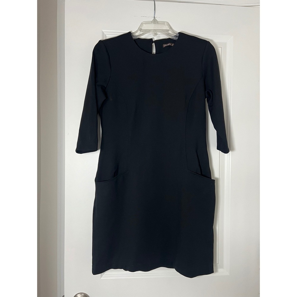 J.McLaughlin Black Catalyst-Like dress with front pockets size Medium